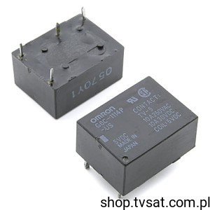 [1szt] G6C-1114P-US-DC5 Relay 5VDC 10A THT OMRON USED