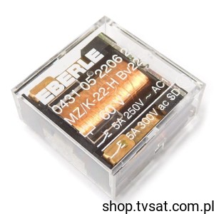 [2pcs] MZ/K-22-H Relay Ul= 60VDC 4,7kOhm 5A/250V THT EBERLE