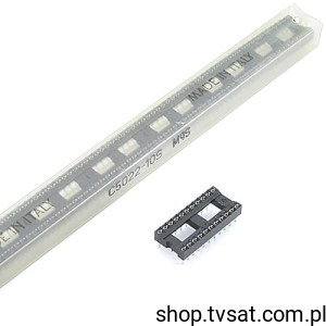 [50pcs] C5022-10S Socket 22Pin DIP GOLD DIL22TH TI 