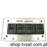 [1pc] CBG048-050B BGA 48 Ball TEST Socket BGA48TH TI 