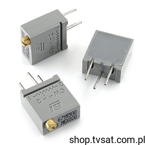 [50szt] 67YR500 Potentiometer 500 Ohm THT BITECH