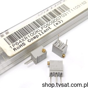 [20szt] 64XR100KLF Potentiometer 100K Ohm THT BITECH