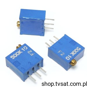 [20szt] 67WR-500K 943-67W-500K Trimm Poti 500K Ohm THT AB ELEKTR