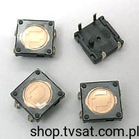 [50szt] SKHCBFA010 Tact Switch 10x10 Flat Stem THT ALPS