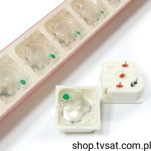 [2szt] 3.14.001.032 Switch N.O. 35V 0.1A LED Green Au THT RAFI