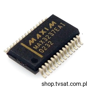 [3szt] MAX3237EAI RS232 Transceiver up 1Mbps SMD-SSOP28 MAXIM