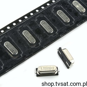 [50szt] E49B-8.000000MHz Quartz 8.00MHz SMD-HC49US HOSONIC