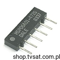 [38szt] MSP06A-01-472G Resistor Network SIP6 DALE