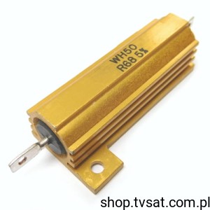[4szt] WH50-R68JI 0.68 Ohm 5% 50W BLOCK WELWYN