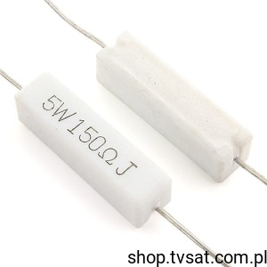 [100szt] PRWC-5W150RJ 150R 5% 300ppm 5W AXIAL UNIOHM