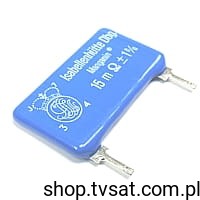 [5szt] C-N-R015-F1-K1-1.0 0.015 mOhm 1% 50ppm 1W THT ISABELLEN