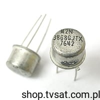 [2szt] 2N3868GJTX PNP 50V 1A 6W TO39 MOTOROLA