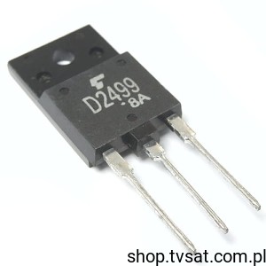 [2szt] 2SD2499 NPN 1500V 6A 50W TO3P TOSHIBA