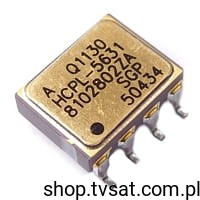 [1szt] HCPL-5631#300 Optocoupler 10MBd 2Ch SMD-DIP8CG AVAGO