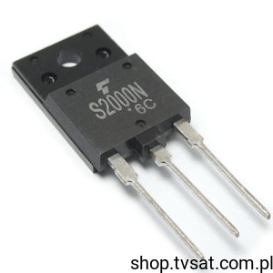 [4szt] S2000N NPN 1500V 8A 50W TO3P TOSHIBA