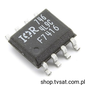 [28szt] IRF7416 P-FET Uds=30V Id=10A P=2.5W SMD-SO8 IR 