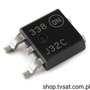 [50szt] MJD32CT4 PNP 100V 3A 15W SMD-TO252 ONSEMI