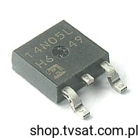 [20szt] RFD14N05L N-FET 50V 14A 48W SMD-DPAK HARRIS