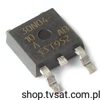 [10szt] SUD30N04-10 N-FET 40V 30A 100W SMD-DPAK SILICONIX