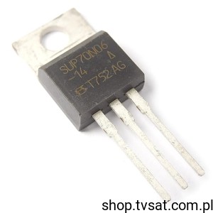 [4szt] SUP70N06-14 N-FET 60V 70A 150W TO220 SILICONIX