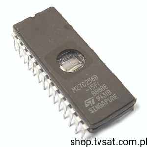 [10szt] M27C256B-15F1 256Kbit UV EPROM DIP28CW STM USED