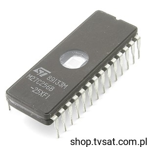 [10szt] M27C256B-25XF1 256Kbit UV EPROM DIP28CW STM USED