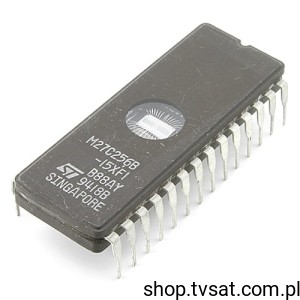 [10szt] M27C256B-15XF1 256Kbit UV EPROM DIP28CW STM USED