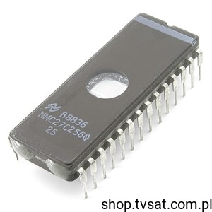[10szt] NMC27C256Q-250 256Kbit UV EPROM DIP28CW NSC USED