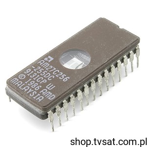 [10szt] AM27C256-255DC 256Kbit UV EPROM DIP28CW AMD USED