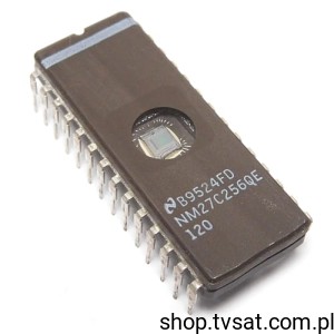 [10szt] NM27C256QE-120 256Kbit UV EPROM DIP28CW NSC USED