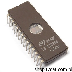 [10szt] TS27C256-25CQ 256Kbit UV EPROM DIP28CW STM USED