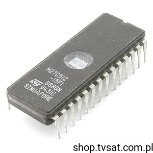 [10szt] M27C512-15F1 512Kbit UV EPROM DIP28CW STM USED