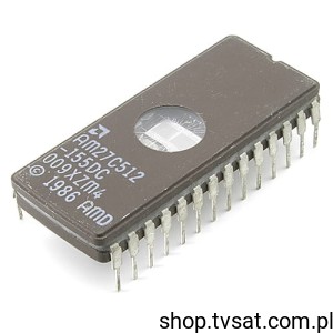 [10szt] AM27C512-155DC 512Kbit UV EPROM DIP28CW AMD USED
