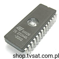 [1szt] IC EPROM UV 64K TS27C64A-20CQ [CLEAN] DIP28-CW STM