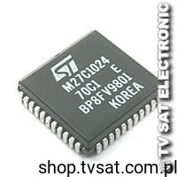 [1pc] IC EPROM OTP 1M M27C1024-70C1 SMD-PLCC44 STM