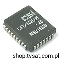 [3szt] CAT28C256N-20 256Kbit EEPROM SMD-PLCC32 CSI USED