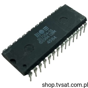 [2pcs] 317054-01 Commodore Plus4 IC DIP28 MOS USED
