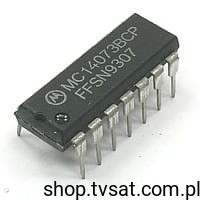 [5szt] MC14073BCP Triple AND Gate DIP14 MOTOROLA