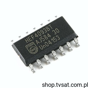 [100szt] HEF4093BT Quad NAND Schmitt Flip-Flop SMD-SO14 PHILIPS