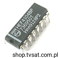 [20szt] HEF4104BP Quad Amplifier 3-State DIP16 PHILIPS