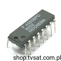 [40szt] 4555BPC Dual Binary Transceiver 1 to 4 DIP16 FAIRCHILD