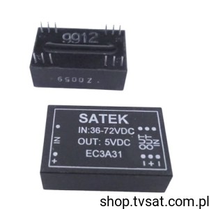 [1szt] EC3A31 DC-DC In 36-72V Out 5VDC THT SATEK