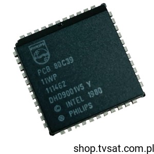 [10pcs] PCB80C39-11WP MCU 8Bit No ROM SMD-PLCC44 PHILIPS
