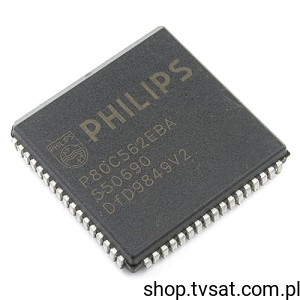 [2pcs] P80C562EBA MCU 8-Bit ADC UART SMD-PLCC68 PHILIPS