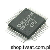 [3szt] MSM80C85A MCU 8-Bit CMOS SMD-QFP44 OKI