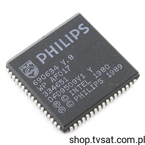 [20pcs] PCB83C562WP AF017 MCU 8-Bit ADC UART SMD-PLCC68 PHILIPS