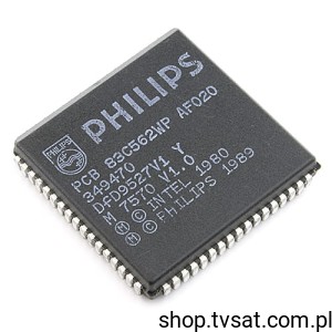 [20pcs] PCB83C562WP-AF020 UPC 8Bit ADC UART SMD-PLCC68 PHILIPS