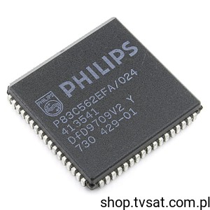 [2pcs] P83C562EFA-024 UPC 8Bit ADC UART SMD-PLCC68 PHILIPS
