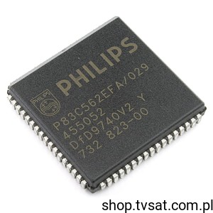[20pcs] P83C562EFA-029 UPC 8Bit ADC UART SMD-PLCC68 PHILIPS