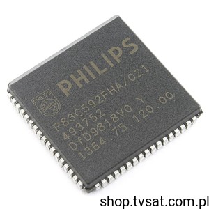 [2pcs] P83C592FHA-021 8Bit UPC 10Bit-AD  CAN SMD-PLCC68 PHILIPS